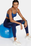 Zelocity Quick Dry Gym Leggings - Medieval Blue — thumbnail 4